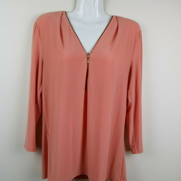 Robert Rodriguez Womens Blouse Belle 3/4 Sleeve - Picture 2 of 6